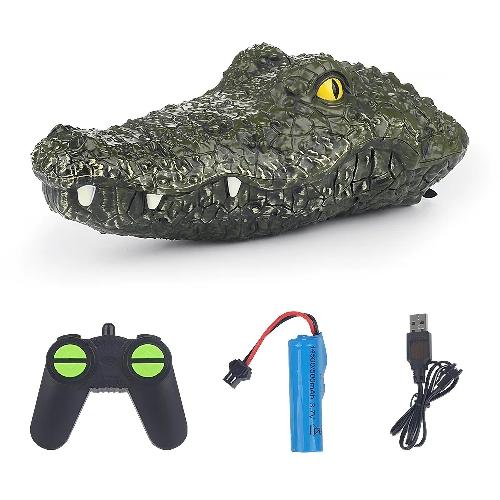 Crocodile Head RC Boat, Remote Control Water Toy for Pools, Lakes & Outdoor Fun