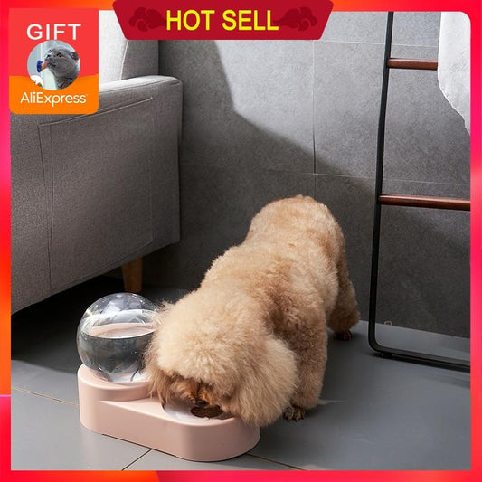 Bubble Pet Bowl Feeding & Drinking Container, Food and Water Bowl for Cats & Dogs