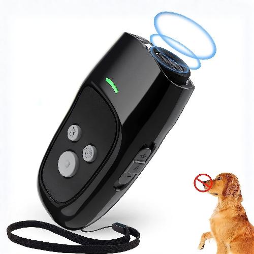 Ultrasonic Dog Bark Control Device, Portable Anti-Barking Training Tool for Home & Outdoor Use