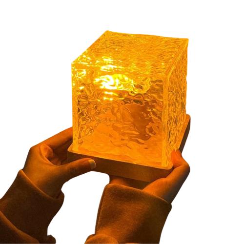 Water Ripple Ambient Night Light, Ocean Wave Projector Lamp for Bedroom & Relaxing Room Décor